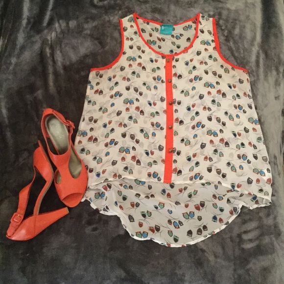 Color of Love Tops - 🦉 Owl tank top by Color of Love